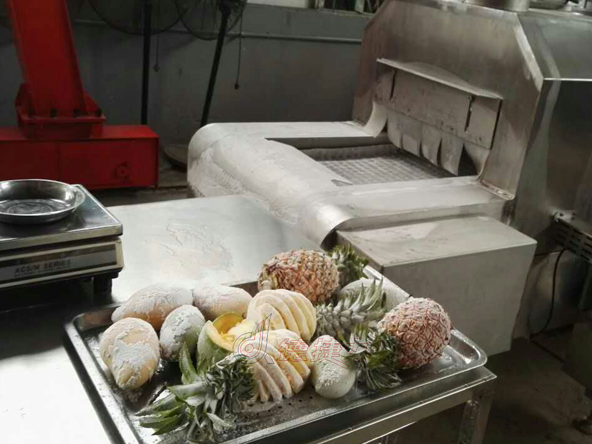 Conveyor Fast Freeze Freezer Seafood Commercial Blast Chiller