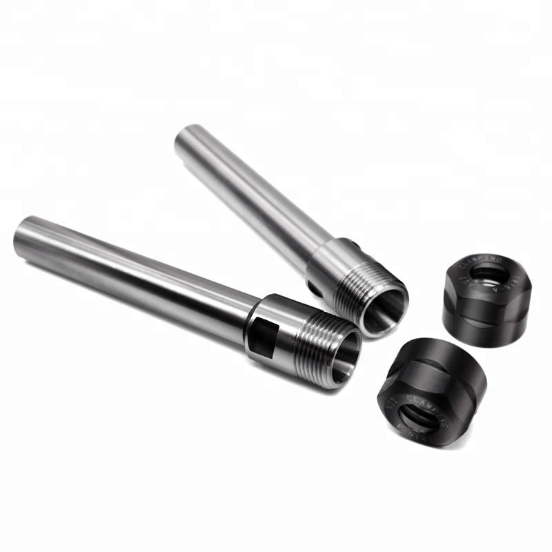 Alloy Deep Hole Milling Cutter Arbor Straight Shank For ER Chuck