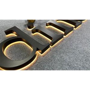 Wholesale LED Luminous Characters Acrylic Borderless Luminous Logo Door Sign Luminous Character Logo from china suppliers