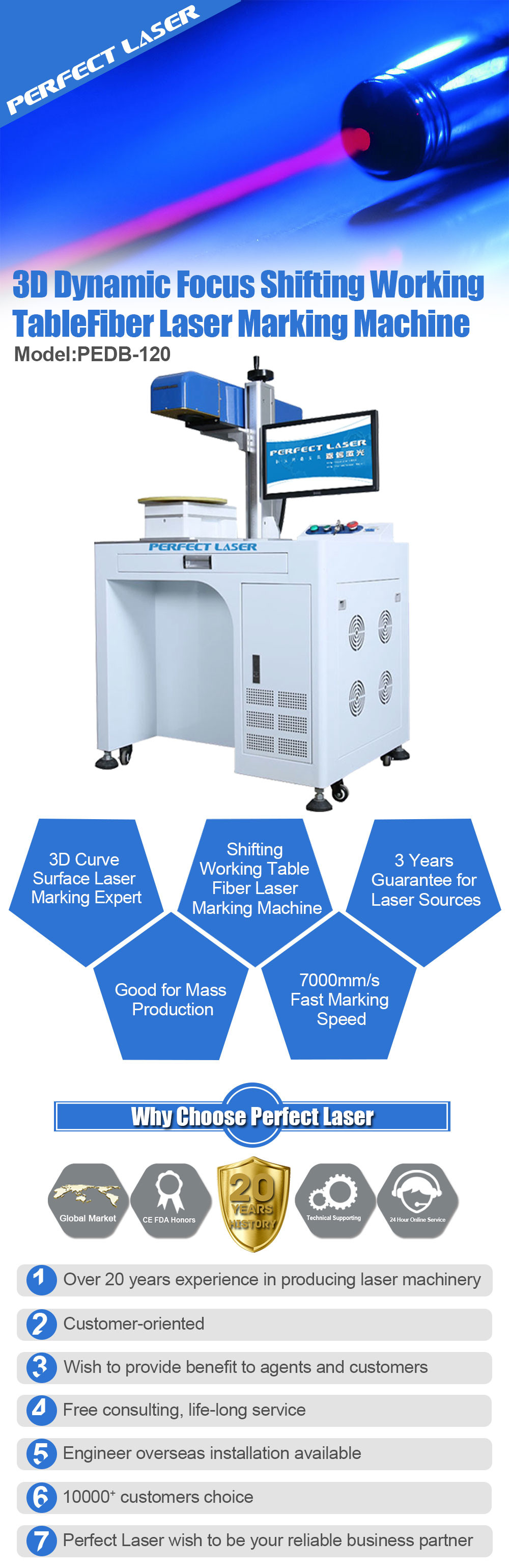 4 - 8 Position Shift Metal Laser Marker , Stainless Steel Laser Engraving Machine