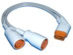 Siemens Pressure Transducer Adapter Cables 12 Foot 10pin Connector