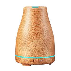 Wholesale Elegantly Disinfectant Diffuser LED Wood GrainUltrasonic Flower Essential Oil 100ML from china suppliers