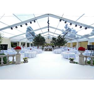 Outdoor Transparent PVC Cover Luxury Wedding Tents Wind Resistant