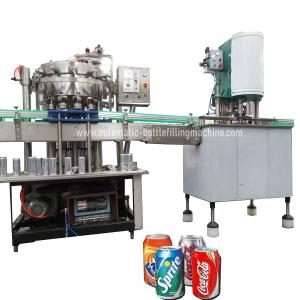 Wholesale 500can/H Carbonated Soft Drink Soda Canning Machine from china suppliers