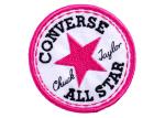 Casual Concerse Pink Circle Silk Print Embroidery Patch For Kids Clothing