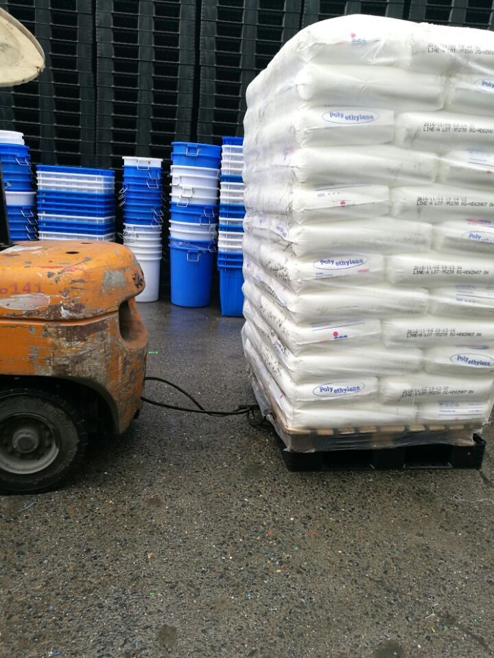 Double Deck Reversible Hdpe Plastic Pallets Stackable With 6 Reinforcement Bar