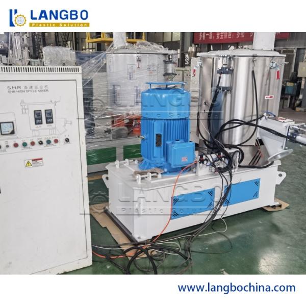 Easily Cleaning Plastic Mixture Machine High Speed Mixer Machine 75kw Motor Power