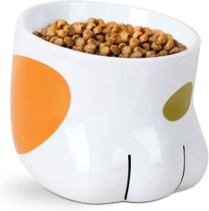 Wholesale Raised Ceramic Food Water Bowl ABS For Cat Reduce Neck Burden from china suppliers