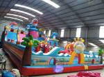 Children's playground equipment inflatable castle 20*10m size material PVC