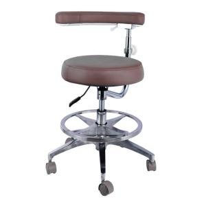 Wholesale Height Adjustable Hospital Furniture Chair Micro Fiber Leather Round Shape Dentist Stool from china suppliers