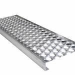 Stainless Steel Galvanized Steel Grating Anti Slip Diamond Safety Grating For