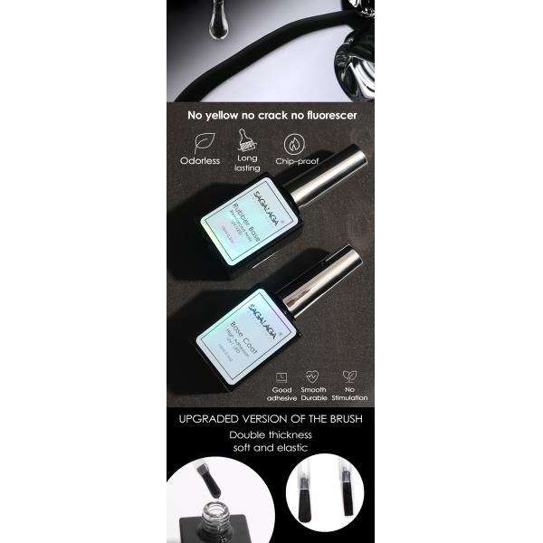 Gel Base and Top Coat French Rubber Base Uv Gel Nails Polish Cear Kg