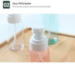 100 ML PETG Plastic Bottles / Empty Lotion Bottle For Cosmetic Packaging