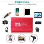 Smart Inverter 300W Car Power Inverter 12V 24V To 220V 300W Car Power Inverter