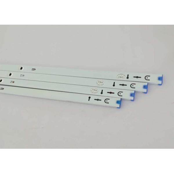 Cold Rolled Steel LED Tube Light Bracket 2ft T8 Tube Fixture 0.6m Anti - Rust Treatment