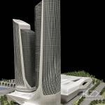 ZHA - 1/500 Nanjing Youth Olympic Center Model