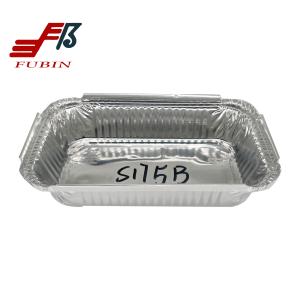 Wholesale Custom Rectangular Foil Trays Disposable Aluminum Food Packaging For Kitchen from china suppliers