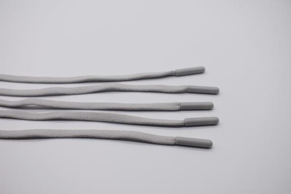 Custom Plastic Aglet Round Drawcord Hoodie Strings Sport Shoelaces 6mm