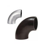 Carbon Steel Butt Welded Pipe Fittings Seamless Long Radius 90 Degree Bend