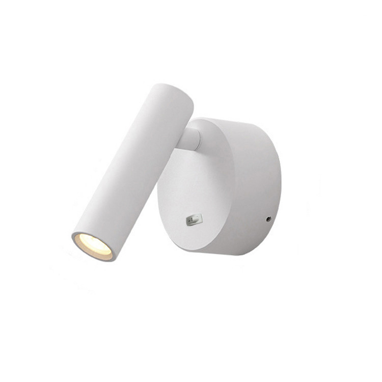 Wall mounted european style BJB switch 3W led reading wall light bedside indoor led headboard wall light