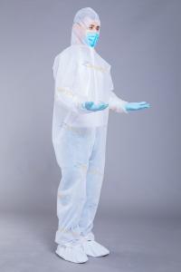 Wholesale Protective SMS 50g White Disposable Coveralls from china suppliers