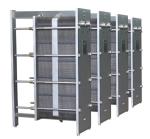 Steam Water Air To Air Plate Heat Exchanger , Glass Lined Industrial Plate Heat
