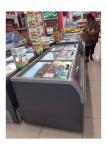 Multifunctional Glass Square Refrigerated Deli Showcase Single temperature Deep