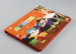 Soft Touching Front Cover Christmas Pop Up Books With Cartoon Kids Character