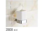 Polished Tunbler Cup Holder Metal Bathroom Accessories Zinc Tumbler Brush Holder