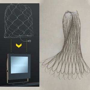 Wholesale SS 304 316 Flexible Stainless Steel Wire Rope Mesh Anti-Theft Rope Net Wire Mesh Security Bag from china suppliers