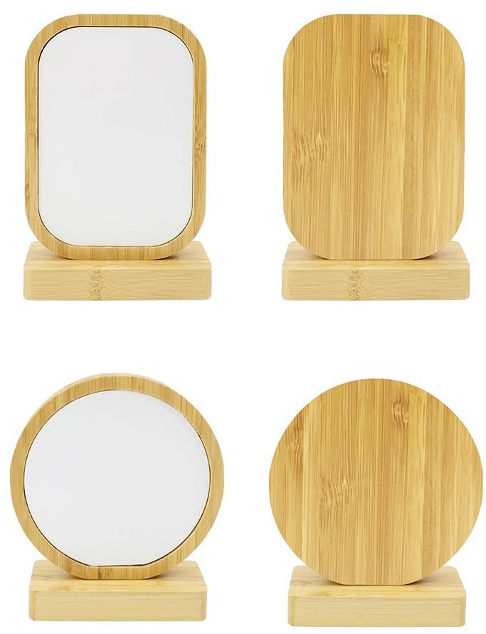 Modern magnetic Bamboo Wooden Photo Frame For Sublimation Printing DIY Commemorative Photo Frame Couple Gift Family Memory Ornament