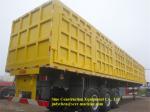 Hydraulic Self Side Tipper Dump Semi Trailer Square Tipper Tank 60000KGS