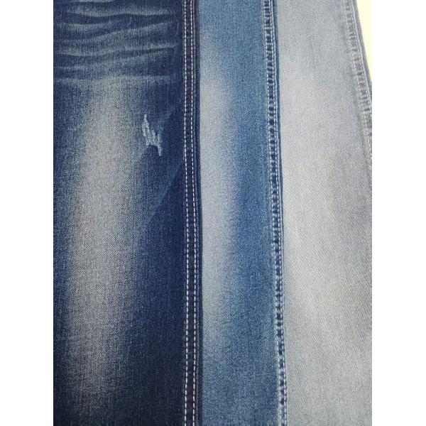 Stretchy Comfort 55%Cotton Denim Fabric 12*21/40+70 Construction For Woman Jeans