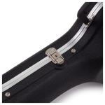 ABS Jumbo Acoustic Deluxe Flight Guitar Case With Handle Black Color