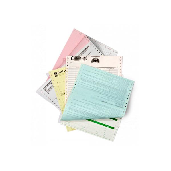 Coated NCR Paper in Coils Virgin Wood Pulp Material Colorful Offset Printability