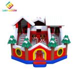 Bouncer Obstacle Slide Inflatable Play Park Logo Painting