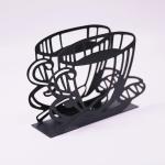 Iron Material Metal Napkin Holder , Restaurant Style Napkin Holder