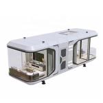 Customized Outdoor Glass Bright Cottage for Couples Holiday in Contemporary