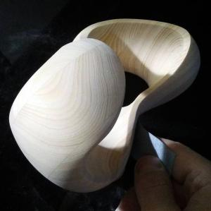 Wholesale Minimalist Design Hand Carved Wood Sculptures For Exhibition from china suppliers