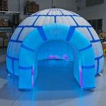 Christmas Oxford Inflatable Igloo Dome Tent Event Igloo Tent Advertising Tent