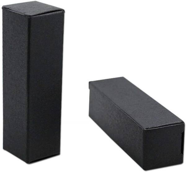 Black Kraft Essential Oil Small Gift Cardboard Cosmetic Perfume Bottle Wrapping