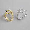Buy cheap Lanciashow 925 Sterling Silver Jewelry Open Ring Simple Geometric Irregular from wholesalers