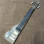 High quality LED light acrylic electric guitar maple fingerboard, free shipping