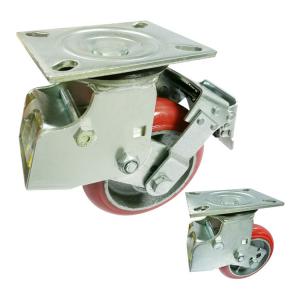 Wholesale 8inch Heavy Duty Spring Loaded Casters , 770lbs Loading Heavy Duty Polyurethane Casters from china suppliers