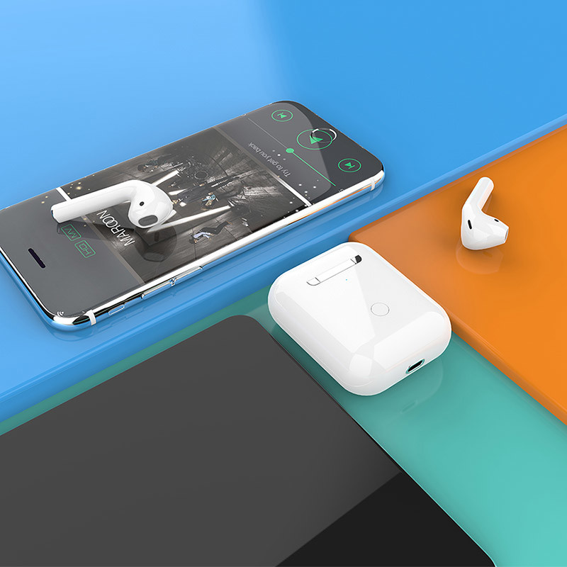 Touch Control Binaural Jeili 6936D Stereo Bluetooth Earphone