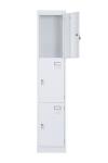 Steel Furniture Gym 3 Door Locker Knock Down Structure