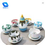 Attractive Kids Coffee Cup Ride / Cute Style Self Control Teacup Amusement Ride