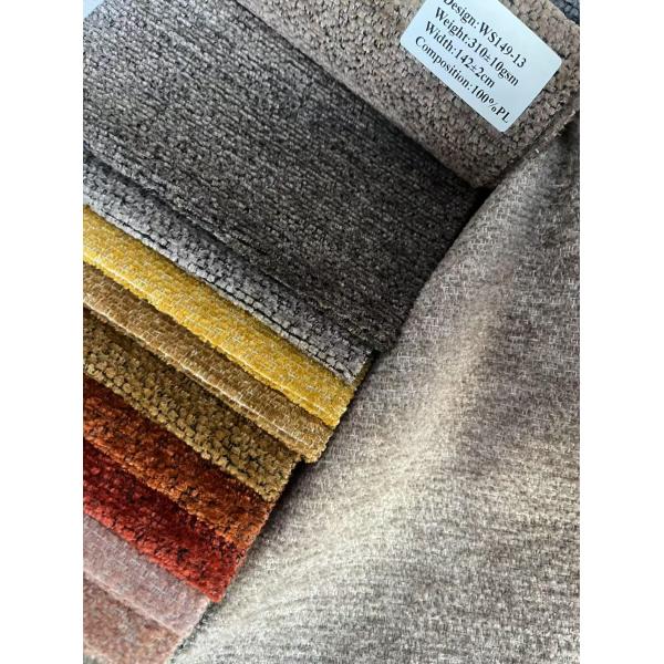 Yarn Dyed Velvet Sofa Fabric Long Lasting Wrinkle Resistant For Curtain