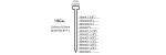 13/16" Air Brad 18 Gauge Straight Nail F20 Furniture Decoration and Durable