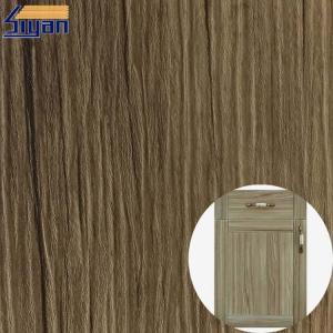 Wholesale Decorative High Glossy PVC Furniture Film Wood Grain / Metallic Color from china suppliers
